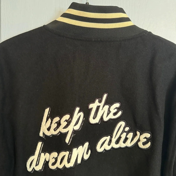 Lug Keep The Dream Alive Varsity Jacket Sz S  Men's Streetwear Sports Letterman - Picture 10 of 16